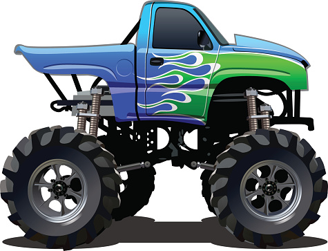 Cool Truck Cartoons Clip Art, Vector Images & Illustrations