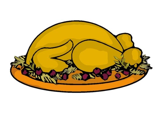 Thanksgiving banquet clipart images
