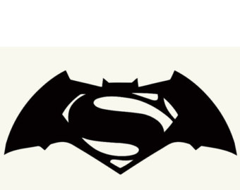 Batman vs superman clipart