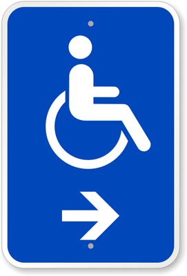 Wheelchair Access Signs