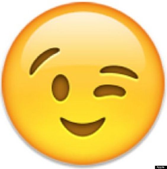 Winky face clip art