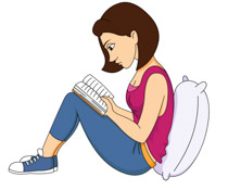 Free Reading Clipart - Clip Art Pictures - Graphics - Illustrations