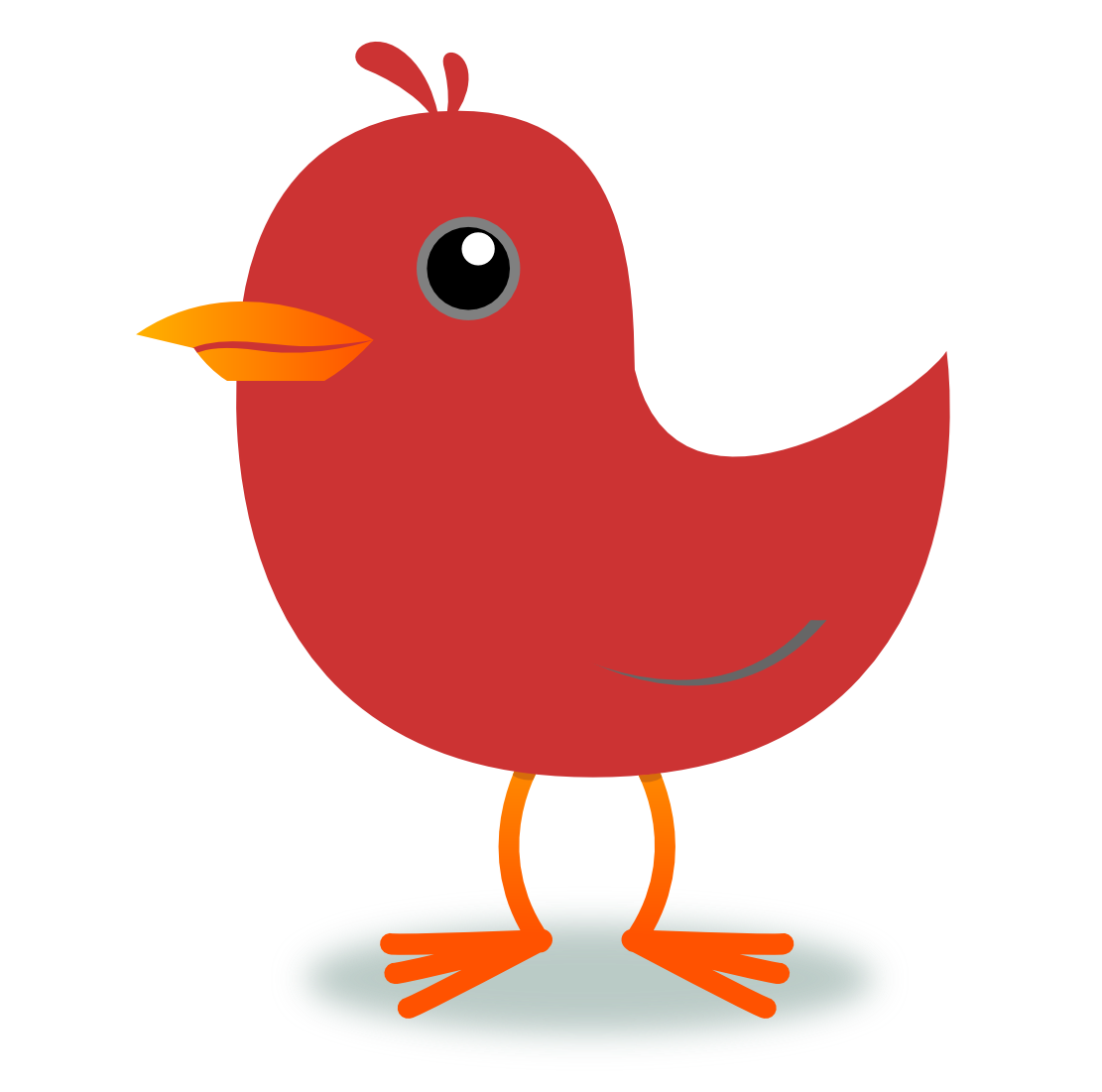 Red Bird Clipart