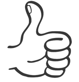 Thumbs up clipart free