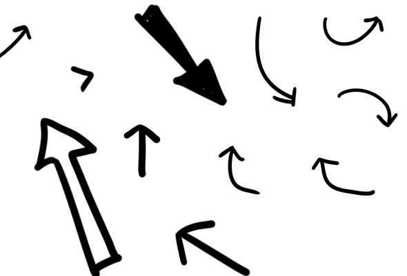 Arrows Hand Drawn Clipart