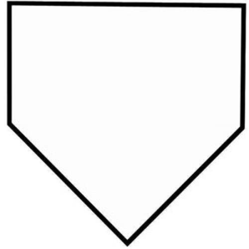 Clipart home plate