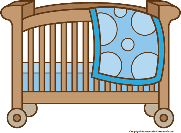 Baby Bassinet Clip Art - ExtraVital Fasion