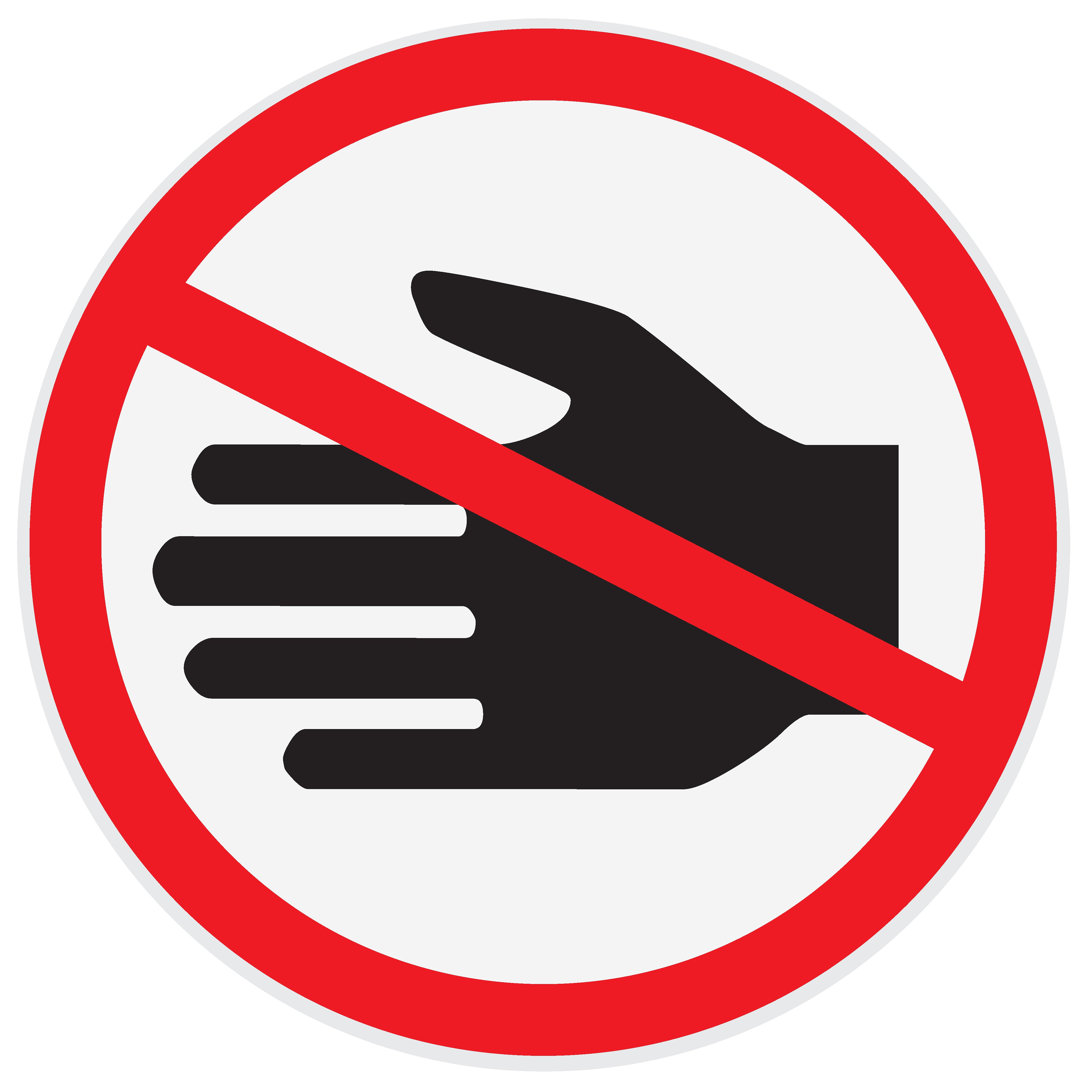 Do not touch sign ~ Objects on Creative Market