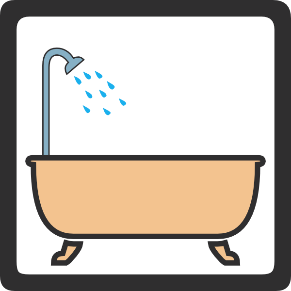 Art In The Bathroom #1 - Bathroom Shower Clip Art | Ehvet.com