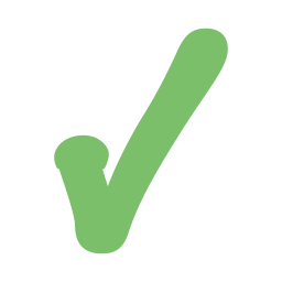 Moth green check mark 5 icon - Free moth green check mark icons