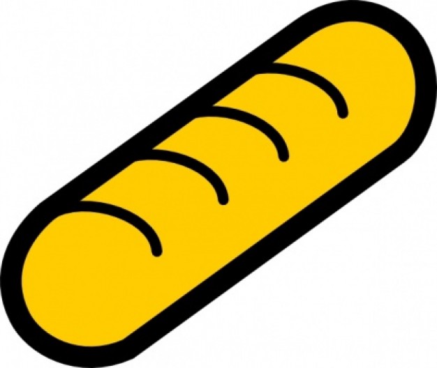 Bakery Baguette clip art | Download free Vector