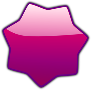 Pink Star clip art - vector clip art online, royalty free & public ...