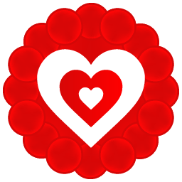 Heart Pattern Icon | Free Vector Valentine Heart Iconset | DesignBolts