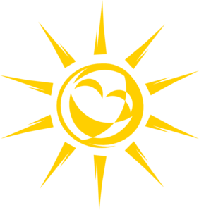 Joyful Sun clip art - vector clip art online, royalty free ...