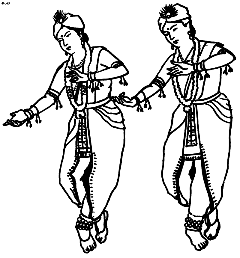 Radha and Krishna Coloring Book, Radha and Krishna Coloring Pages ...