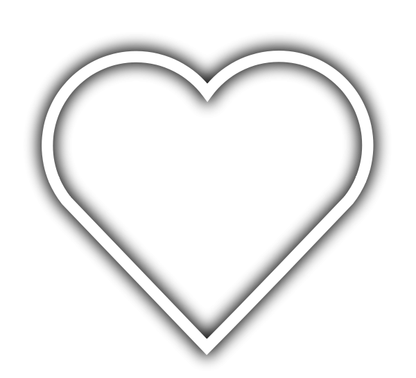 Simple Heart medium 600pixel clipart, vector clip art