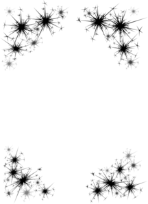 Firework B/w clip art - vector clip art online, royalty free ...