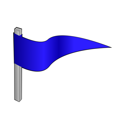 Free Stock Photos | Illustration Of A Blue Flag | # 15571 ...
