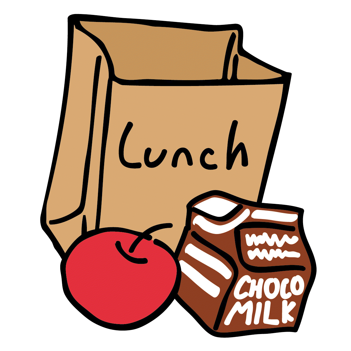 Lunch choice clipart