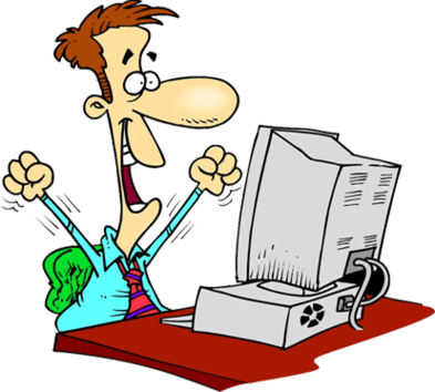 Pics For > Person At Computer Clipart Clipart - Free to use Clip ...