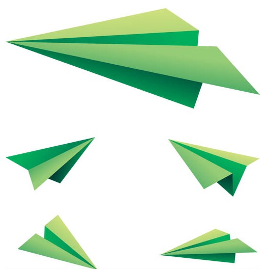Paper Color Planes vector | AI format free vector download ...