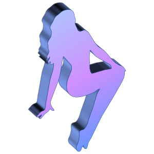 3D Female Logo Generator - Create 3D female icons and logos online