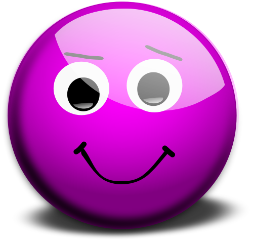 Glossy Smiley Clip Art Download