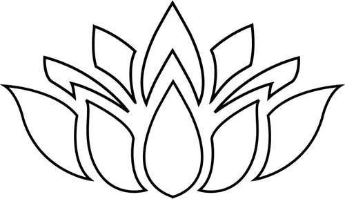 Flower silhouette | Public domain vectors
