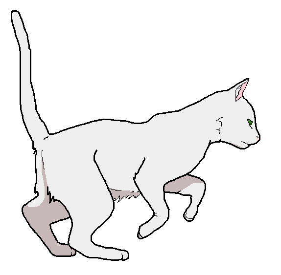 Running/Jumping Cat base by GreenSunWolf on DeviantArt