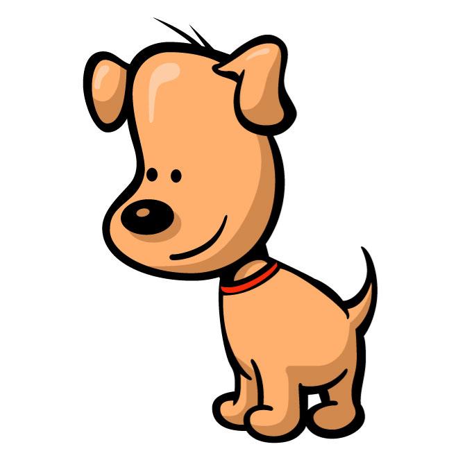 CUTE PUPPY VECTOR CLIP ART - Download at Vectorportal