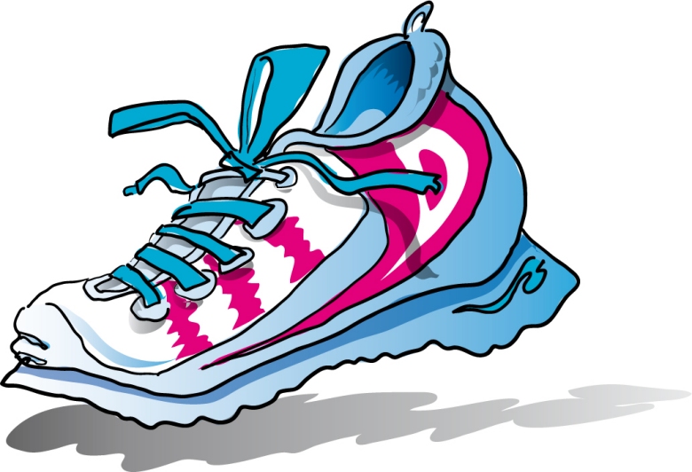 Track shoes clip art clipart