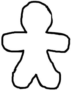 Gingerbread Man Template ...