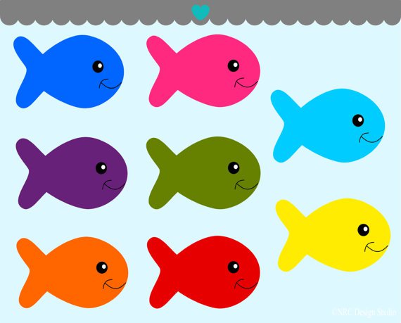 Cute Fish Clipart - Tumundografico