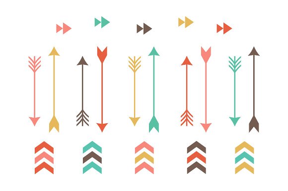 Tribal Arrow Clip Art ~ Illustrations on Creative Market