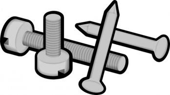 Nails And Screws Clipart