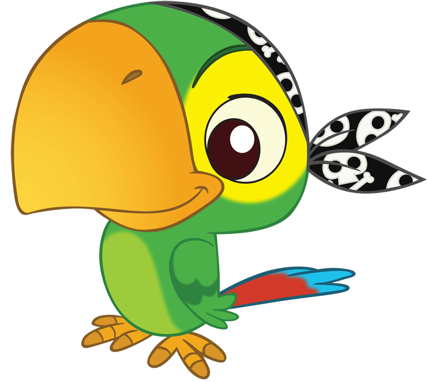 Cute pirate clipart
