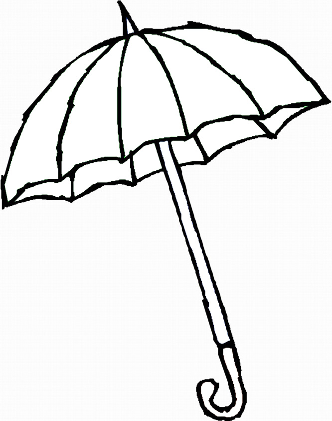 Best Photos of Preschool Umbrella Pattern - Printable Umbrella ...
