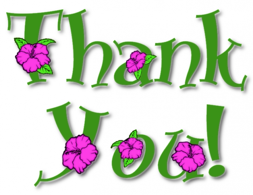 thank you flowers clipart clipart panda free clipart images
