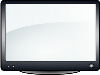 Glossy Tv clip art Vector clip art - Free vector for free download