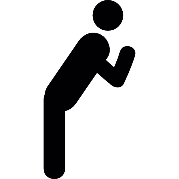 Standing person from side view Icons | Free Download