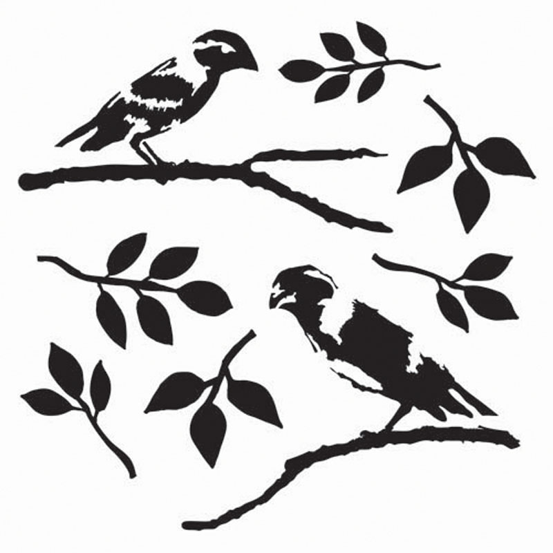 8 Best Images of Simple Bird Stencils Free Printable - Love Bird ...
