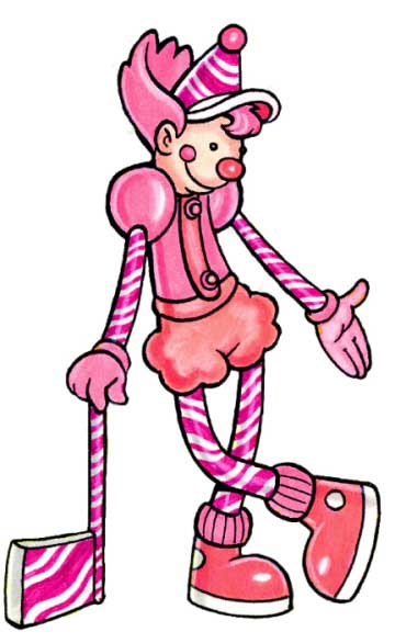 Candyland Mr. Mint Cutout
