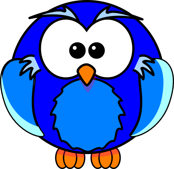 Blue Owl Clip Art - ClipArt Best
