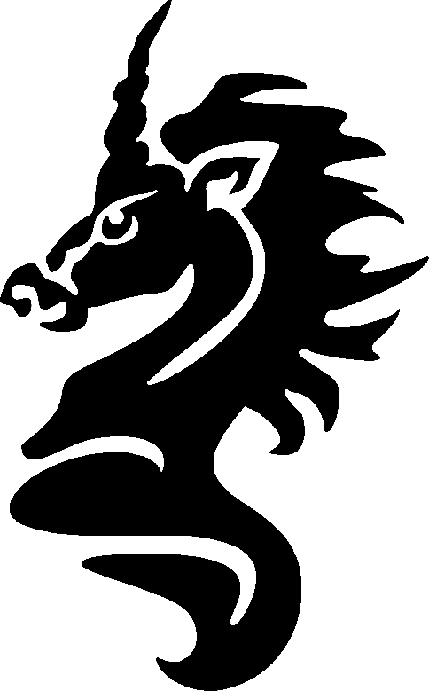 UNICORN HEAD STENCIL - TAG Body Art