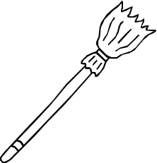 Free Witches Broom Clipart - Public Domain Halloween clip art ...