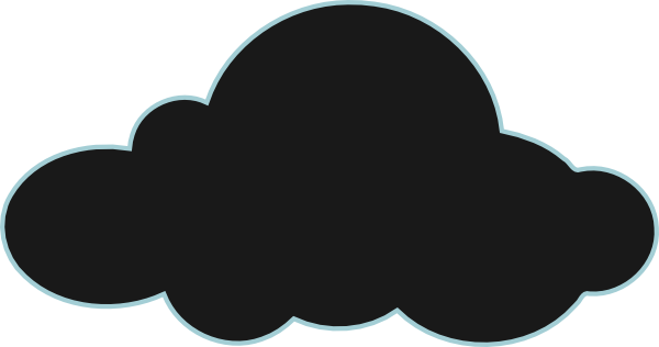Dark Clouds Clip Art - vector clip art online ...