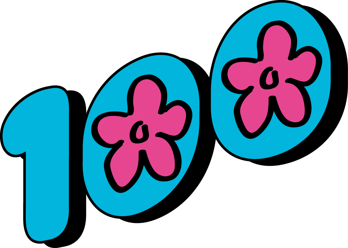 Clip Art Number 100 Clipart