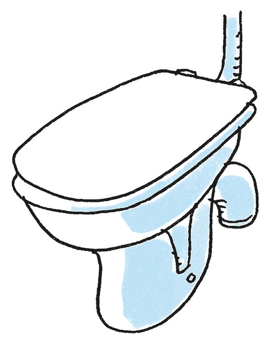 Zugang zu den Toiletten