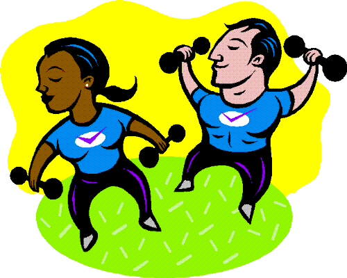 Exercise Clip Art Border Design - Free Clipart Images