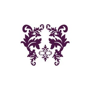 24 Black Damask Clip Art, Wedding Graphics - WeddingDNA.com